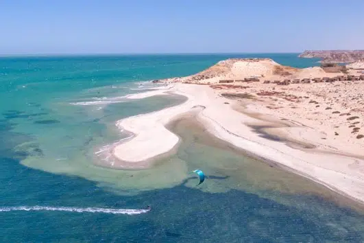 Séjour kitesurf Dakhla avec Rachid - Vue du lagon